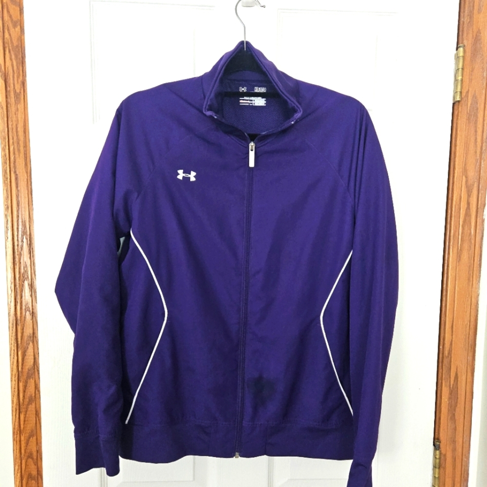 Under Armour Women's Purple Full Zipped Jacket